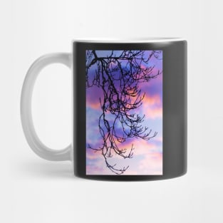 Ash Tree Sunset Silhouette Mug